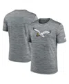 Nike Gray Philadelphia Eagles Velocity Alternate Logo Performance T-shirt In Gray