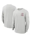 Nike Gray San Francisco 49ers Essential Heavy Max90 Long Sleeve T-shirt In Gray