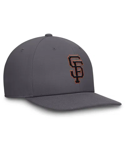 Nike Men's Gray San Francisco Giants Pro Performance Snapback Hat