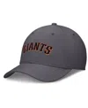 Nike Men's Gray San Francisco Giants Swoosh Performance Flex Hat In Gray