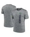 Nike Men's Gray Seattle Seahawks 2024 Sideline Velocity Performance T-shirt In Gray