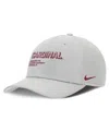 Nike Gray Stanford Cardinal 2025 Sideline Dust Pinched Rise Adjustable Hat In Gray
