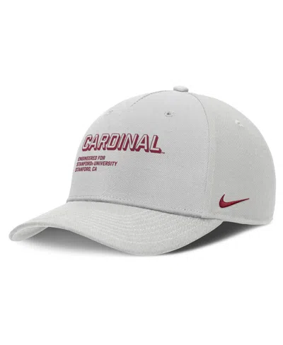 Nike Men's Gray Stanford Cardinal 2025 Sideline Dust Pinched Rise Adjustable Hat