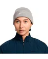Nike Men's Gray Swoosh Terra Cuffed Knit Hat In Gray