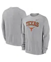 Nike Men's Gray Texas Longhorns Arch Pullover Sweatshirt In Gray