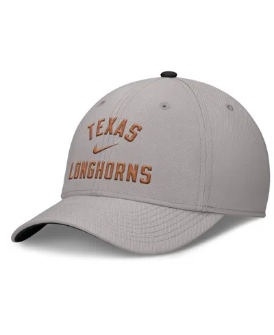 Nike Men's Gray Texas Longhorns Rise Prep Performance Flex Hat