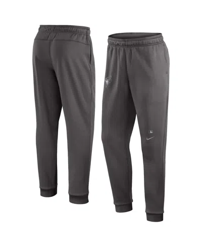 NIKE MEN'S GRAY TORONTO BLUE JAYS AUTHENTIC COLLECTION TRAVEL PLAYER PERFORMANCE PANTS