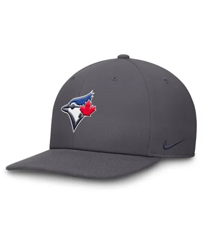 Nike Men's Gray Toronto Blue Jays Pro Performance Snapback Hat