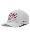 Nike Men's Gray Usc Trojans 2025 Sideline Dust Pinched Rise Adjustable Hat In Gray