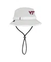 Nike Men's Gray Virginia Tech Hokies 2025 On-field Boonie Performance Bucket Hat In White