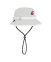 Nike Men's Gray Washington State Cougars 2025 On-field Boonie Performance Bucket Hat In White