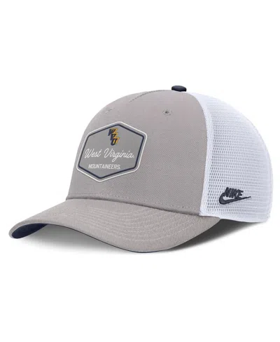 Nike Men's Gray West Virginia Mountaineers Rise Legacy Adjustable Trucker Hat