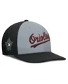 Nike Men's Gray/black Baltimore Orioles Pro Performance Snapback Hat In Gray,black