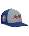 Nike Men's Gray/blue Montreal Expos Cooperstown Collection Pro Performance Snapback Hat In Gray,blue