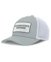Nike Men's Gray/white Michigan State Spartans 2025 On-field Rise Patch Trucker Adjustable Hat In Multi