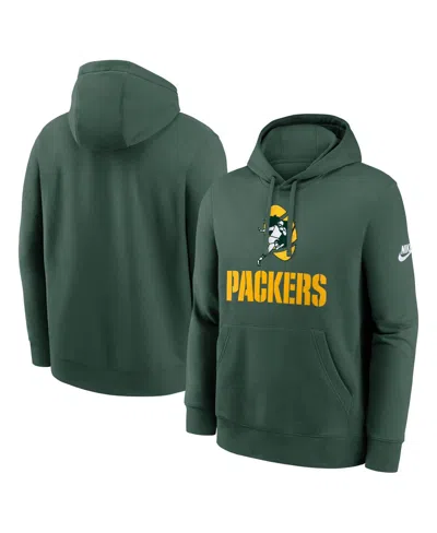 NIKE MEN'S GREEN BAY PACKERS BEST SEASON REWIND CLUB PULLOVER HOODIE