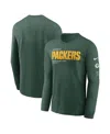 Nike Green Green Bay Packers Play To Win Essential Long Sleeve T-shirt In Green