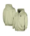 Nike Green Boston Celtics Authentic Standard Issue Full-zip Hoodie Jacket In Green