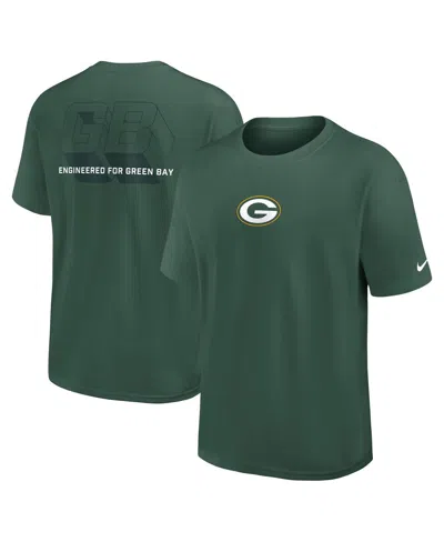 NIKE MEN'S GREEN GREEN BAY PACKERS DOMINATE THE GAME ESSENTIAL MAX90 T-SHIRT