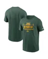Nike Green Green Bay Packers Primetime Local Essential T-shirt In Green