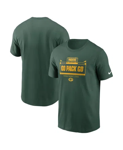 NIKE MEN'S GREEN GREEN BAY PACKERS PRIMETIME LOCAL ESSENTIAL T-SHIRT