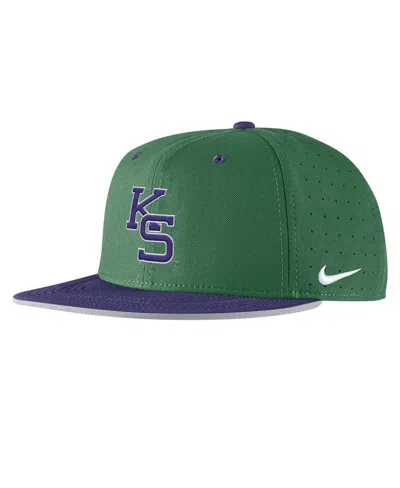 Nike Men's Green Kansas State Wildcats 2025 On-field True Performance Baseball Fitted Hat