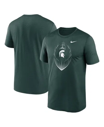 Nike Men's Green Michigan State Spartans Primetime Legend Icon Performance T-shirt