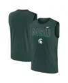 Nike Green Michigan State Spartans Primetime Tricode Legend Performance Tank Top In Green