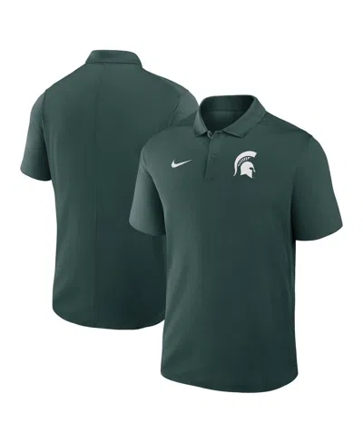 Nike Green Michigan State Spartans Primetime Victory Primary Logo Performance Polo