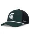 Nike Michigan State Primetime Rise  Men's College Trucker Adjustable Hat In Green