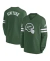 Nike Men's Green New York Jets 2023 Sideline V-neck Pullover Windshirt In Green