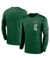 Nike Men's Green New York Jets 2024 Sideline Velocity Performance Long Sleeve T-shirt In Green