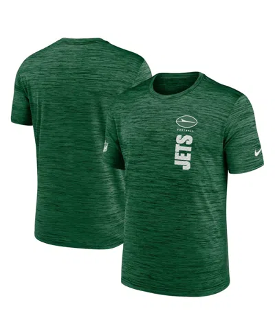 Nike Green New York Jets 2024 Sideline Velocity Performance T-shirt