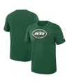 Nike Green New York Jets Left End Run Slub Performance T-shirt In Green