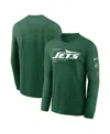 Nike Green New York Jets Play To Win Essential Long Sleeve T-shirt In Green