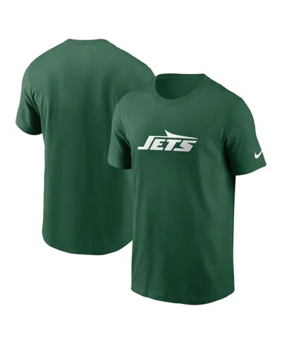 NIKE MEN'S GREEN NEW YORK JETS PRIMARY LOGO T-SHIRT