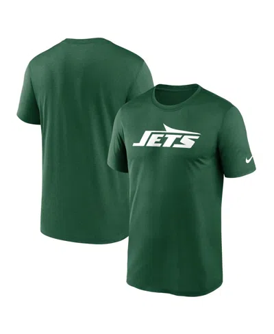 NIKE MEN'S NEW YORK JETS PRIMETIME LEGEND WORDMARK PERFORMANCE T-SHIRT