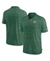 Nike Men's Green New York Jets Sideline Lock Up Victory Performance Polo Shirt In Green
