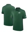 Nike Green New York Jets Sideline Victory Stripe Performance Polo In Green