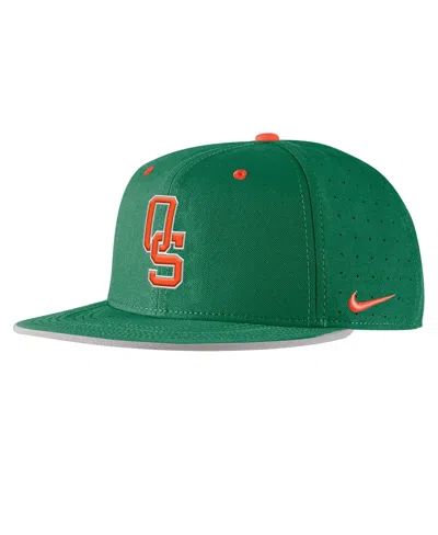 Nike Men's Green Oklahoma State Cowboys 2025â On-field True Performance Baseball Fitted Hat