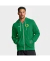 Nike Green Oregon Ducks 2025 Sideline Standard Issue Dri-fit Full-zip Hoodie In Green