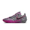 Nike Men's G.t. Cut 3 Basketball Shoes In Smoke Grey/black/hot Fuchsia