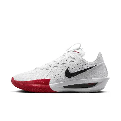 Nike Men's G.t. Cut 3 Basketball Shoes In White/obsidian/sport Red