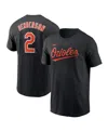 Nike Men's Gunnar Henderson Black Baltimore Orioles Fuse Name Number T-shirt In Black