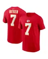 Nike Men's Harrison Butker Red Kansas City Chiefs Name Number T-shirt In Red