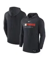 Nike Detroit Tigers Authentic Collection  Men's Dri-fit Mlb Pullover Hoodie In Black