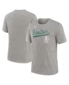 Nike Heather Charcoal Boston Red Sox 2025 City Connect Performance Tri-blend T-shirt In Gray