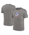 Nike Men's Heather Charcoal New England Patriots 2023 Sideline Alternate Logo Performance T-shirt In Heather Charcoal