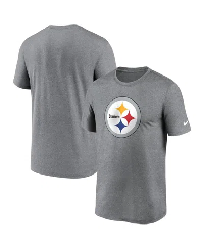 NIKE MEN'S HEATHER CHARCOAL PITTSBURGH STEELERS
