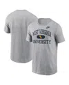 Nike Heather Gray West Virginia Mountaineers Legacy Alma Mater T-shirt